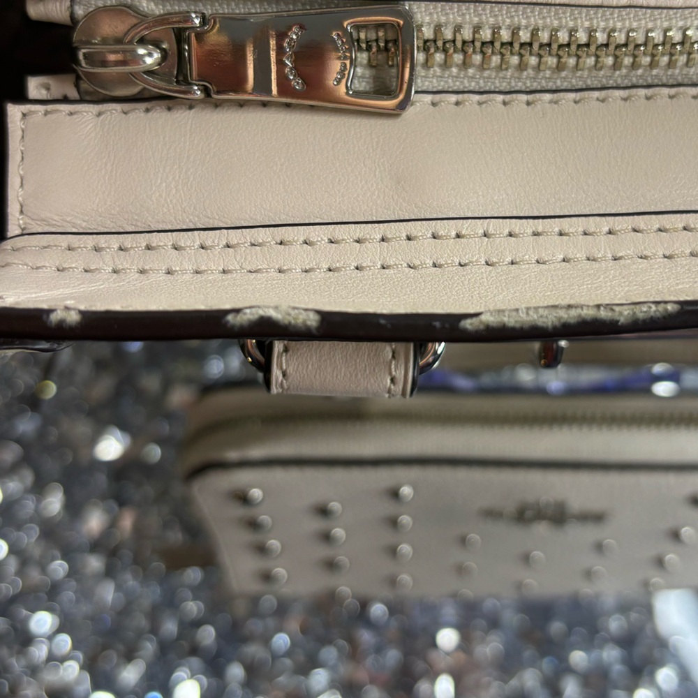Coach 2018 Swagger 15 with ombre rivets Satchel w/ matching Wallet EUC - Picture 17 of 17